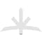 Ekena Millwork Alberta Architectural Grade PVC Gable Bracket, 48"W x 28"H x 2"D x 4"F, 14/12 Pitch GBP048X28X0204ALB00 - alternate 2